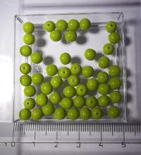 Makan korlky 6mm,opaque green,50ks